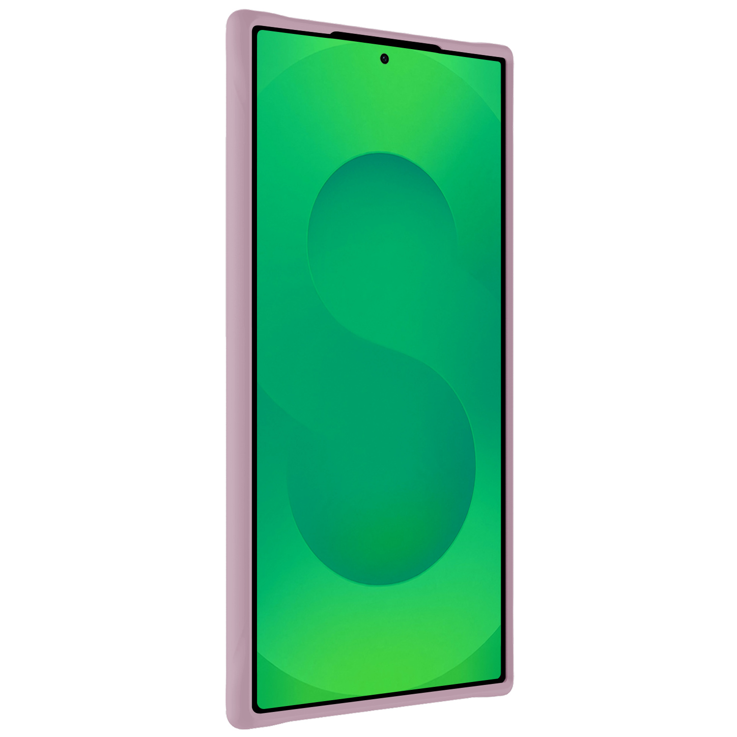 BASEY. BASEY. Samsung Galaxy S25 Ultra Hoesje Siliconen Met Screenprotector - Lila