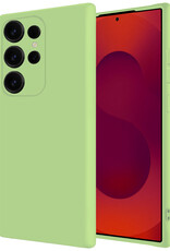 NoXx NoXx Samsung Galaxy S25 Ultra Hoesje Siliconen - Groen