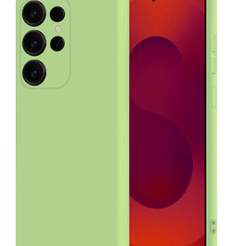 NoXx NoXx Samsung Galaxy S25 Ultra Hoesje Siliconen - Groen