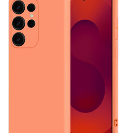 NoXx NoXx Samsung Galaxy S25 Ultra Hoesje Siliconen - Perzik