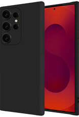 NoXx NoXx Samsung Galaxy S25 Ultra Hoesje Siliconen - Zwart