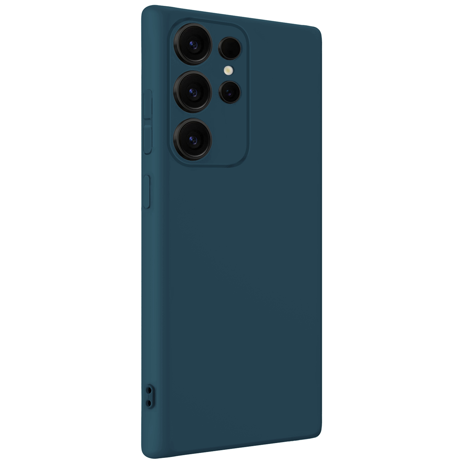 NoXx NoXx Samsung Galaxy S25 Ultra Hoesje Siliconen - Donkerblauw - 2 PACK