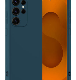 Nomfy Nomfy Samsung Galaxy S25 Ultra Hoesje Siliconen - Donkerblauw