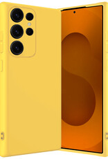 Nomfy Nomfy Samsung Galaxy S25 Ultra Hoesje Siliconen - Geel