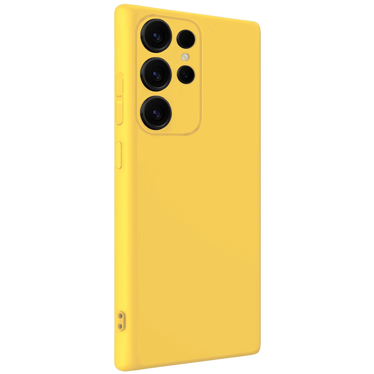 Nomfy Nomfy Samsung Galaxy S25 Ultra Hoesje Siliconen - Geel
