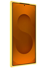 Nomfy Nomfy Samsung Galaxy S25 Ultra Hoesje Siliconen - Geel