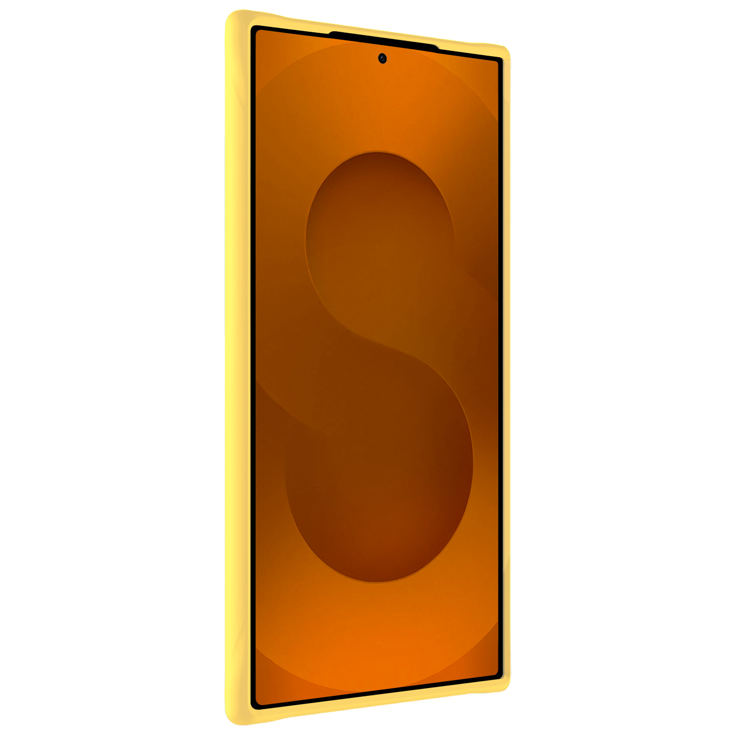 Nomfy Nomfy Samsung Galaxy S25 Ultra Hoesje Siliconen - Geel