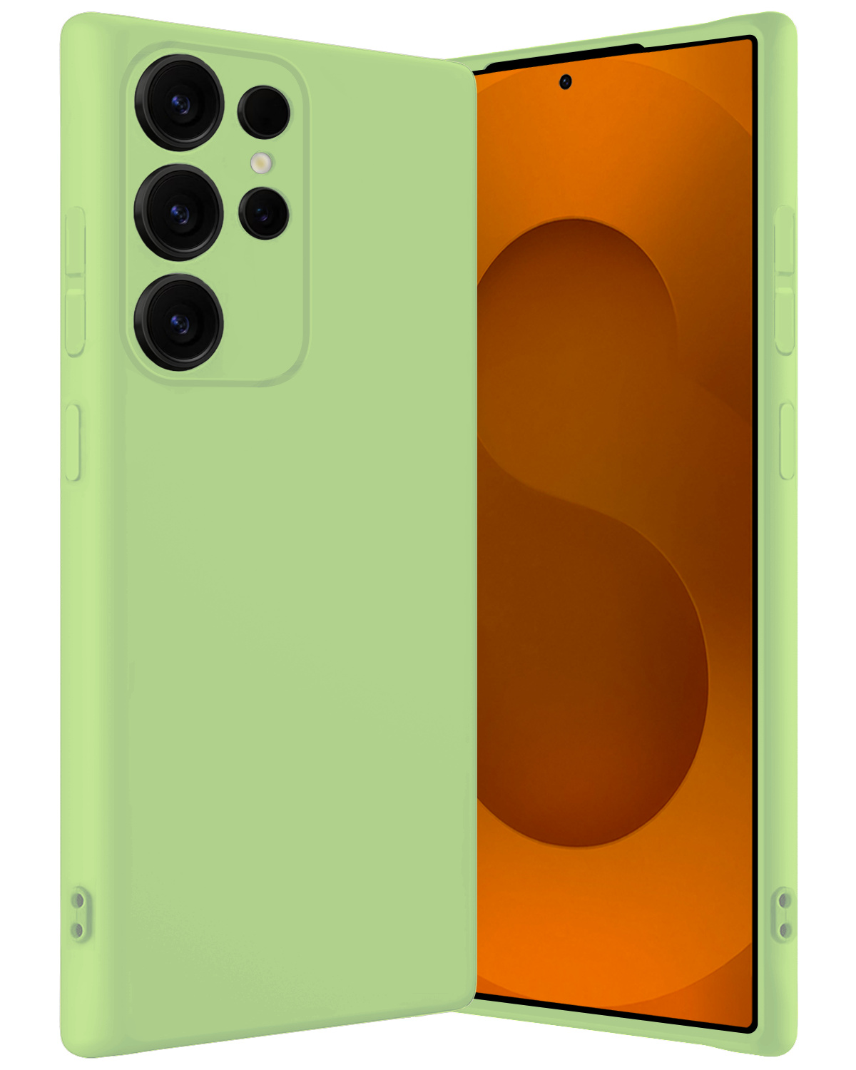 Nomfy Nomfy Samsung Galaxy S25 Ultra Hoesje Siliconen - Groen