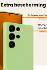 Nomfy Nomfy Samsung Galaxy S25 Ultra Hoesje Siliconen - Groen