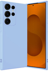 Nomfy Nomfy Samsung Galaxy S25 Ultra Hoesje Siliconen - Lichtblauw