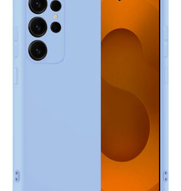 Nomfy Nomfy Samsung Galaxy S25 Ultra Hoesje Siliconen - Lichtblauw