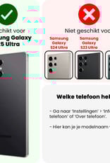 Nomfy Nomfy Samsung Galaxy S25 Ultra Hoesje Siliconen - Lichtblauw