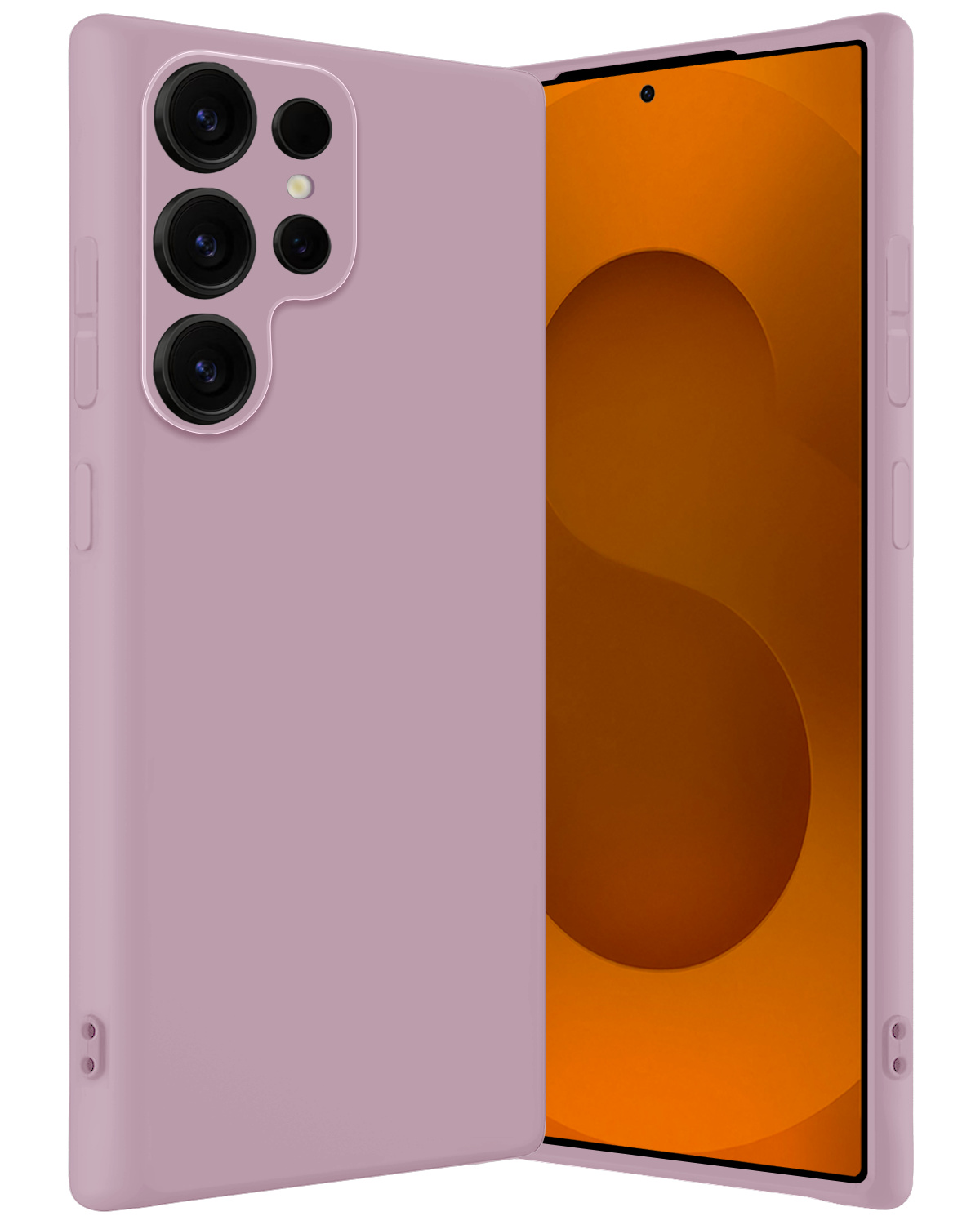 Nomfy Nomfy Samsung Galaxy S25 Ultra Hoesje Siliconen - Lila