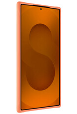 Nomfy Nomfy Samsung Galaxy S25 Ultra Hoesje Siliconen - Perzik