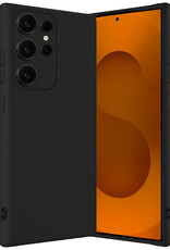 Nomfy Nomfy Samsung Galaxy S25 Ultra Hoesje Siliconen - Zwart