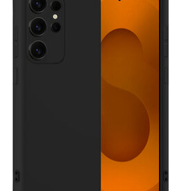 Nomfy Nomfy Samsung Galaxy S25 Ultra Hoesje Siliconen - Zwart