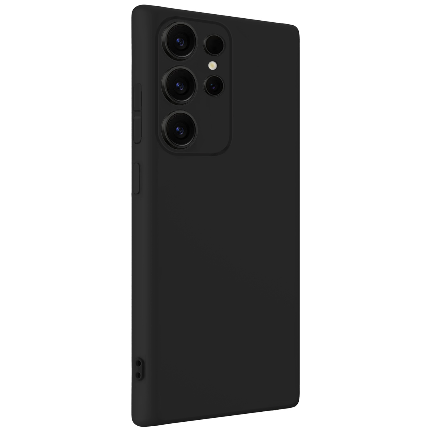 Nomfy Nomfy Samsung Galaxy S25 Ultra Hoesje Siliconen - Zwart