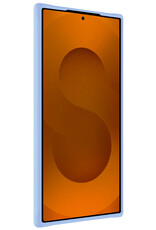 Nomfy Nomfy Samsung Galaxy S25 Ultra Hoesje Siliconen - Lichtblauw - 2 PACK