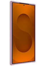 Nomfy Nomfy Samsung Galaxy S25 Ultra Hoesje Siliconen Met 2x Screenprotector - Lila