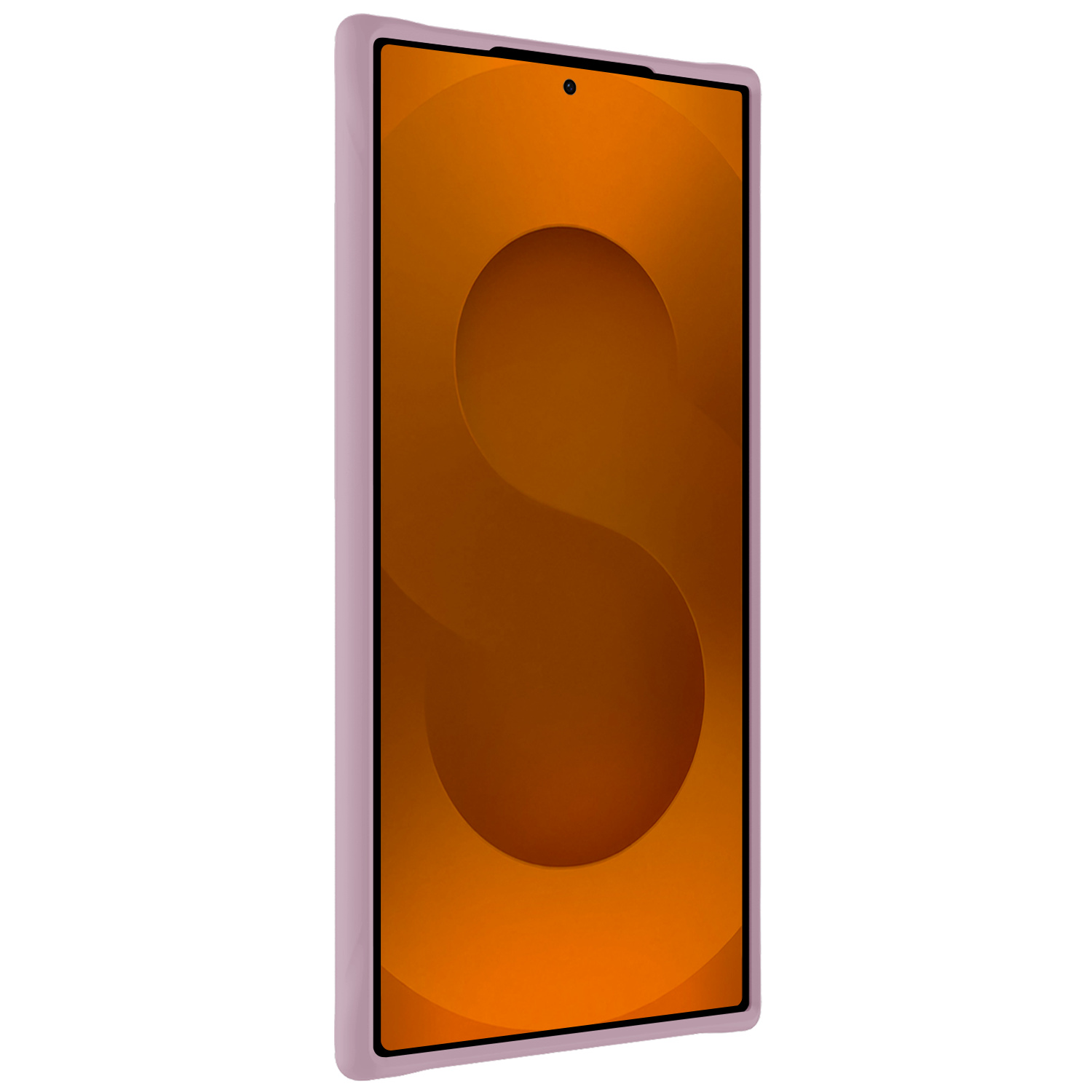 Nomfy Nomfy Samsung Galaxy S25 Ultra Hoesje Siliconen Met 2x Screenprotector - Lila