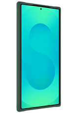 Forterra Forterra Samsung Galaxy S25 Ultra Hoesje Siliconen - Donkergroen