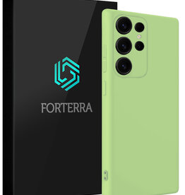 Forterra Forterra Samsung Galaxy S25 Ultra Hoesje Siliconen - Groen