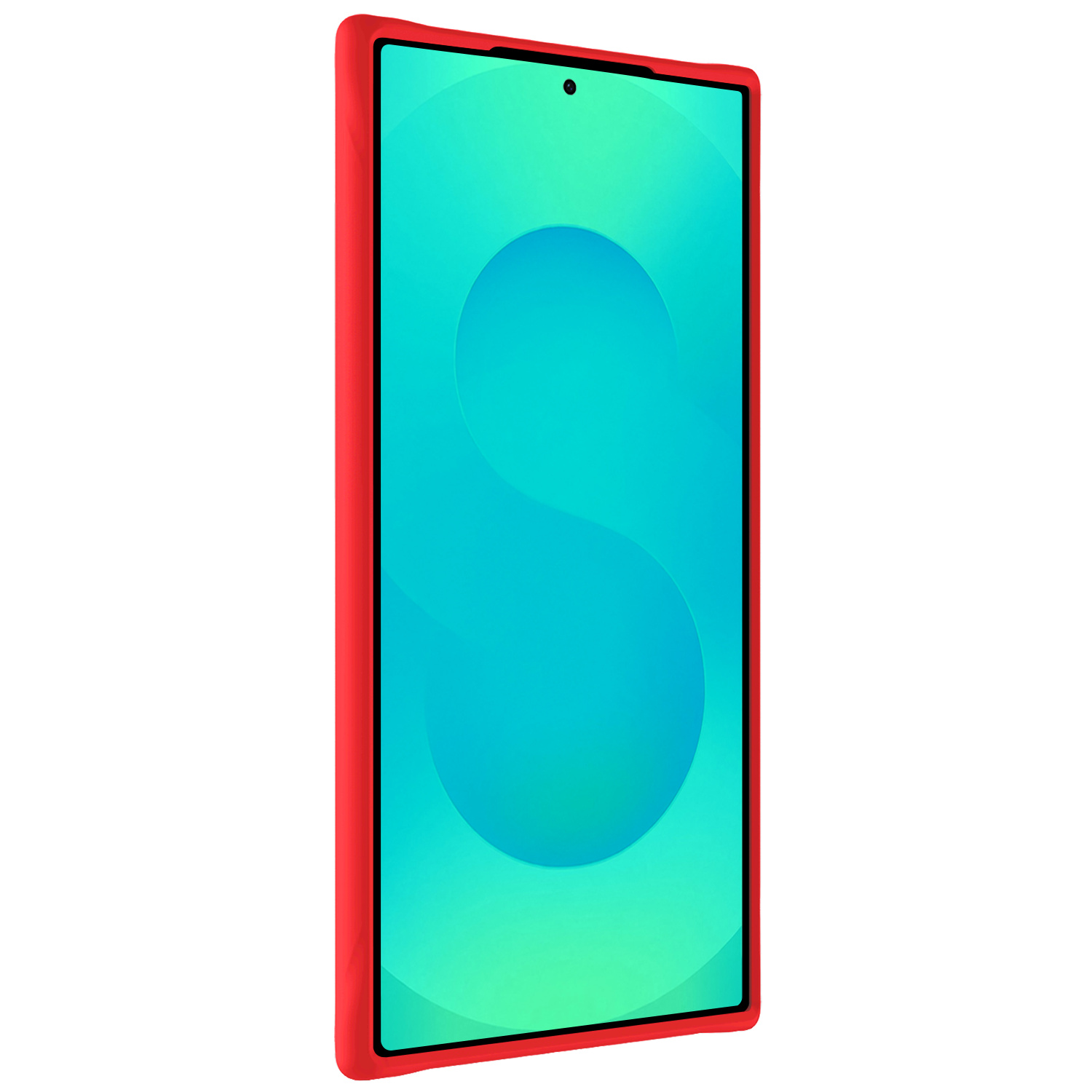 Forterra Forterra Samsung Galaxy S25 Ultra Hoesje Siliconen - Rood