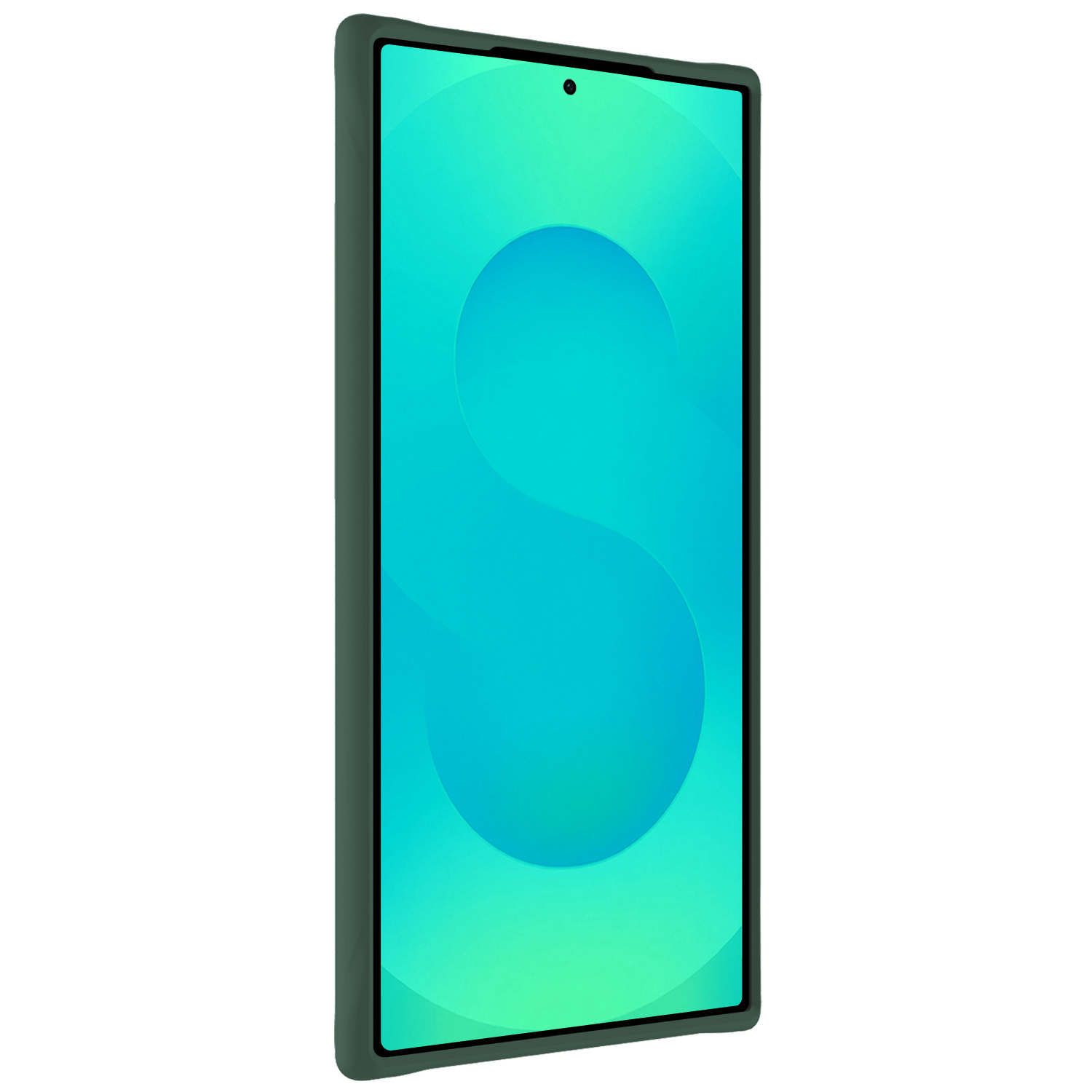 Forterra Forterra Samsung Galaxy S25 Ultra Hoesje Siliconen - Donkergroen - 2 PACK