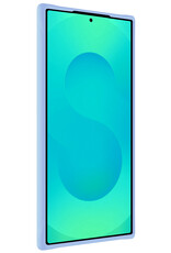 Forterra Forterra Samsung Galaxy S25 Ultra Hoesje Siliconen - Lichtblauw - 2 PACK