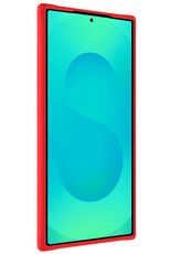 Forterra Forterra Samsung Galaxy S25 Ultra Hoesje Siliconen - Rood - 2 PACK