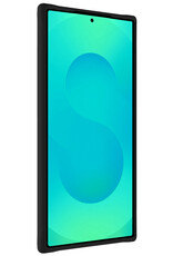 Forterra Forterra Samsung Galaxy S25 Ultra Hoesje Siliconen Met Screenprotector - Zwart