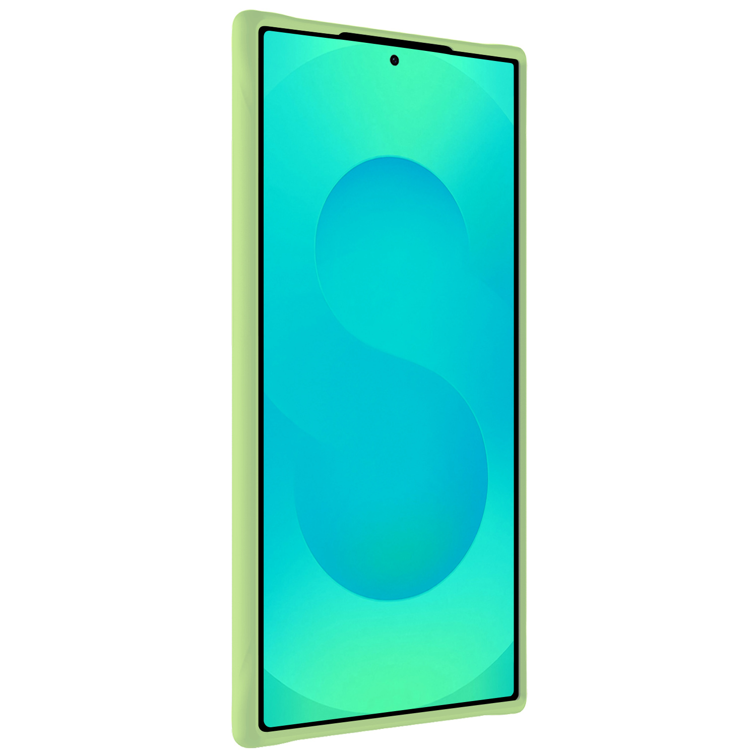 Forterra Forterra Samsung Galaxy S25 Ultra Hoesje Siliconen Met 2x Screenprotector - Groen