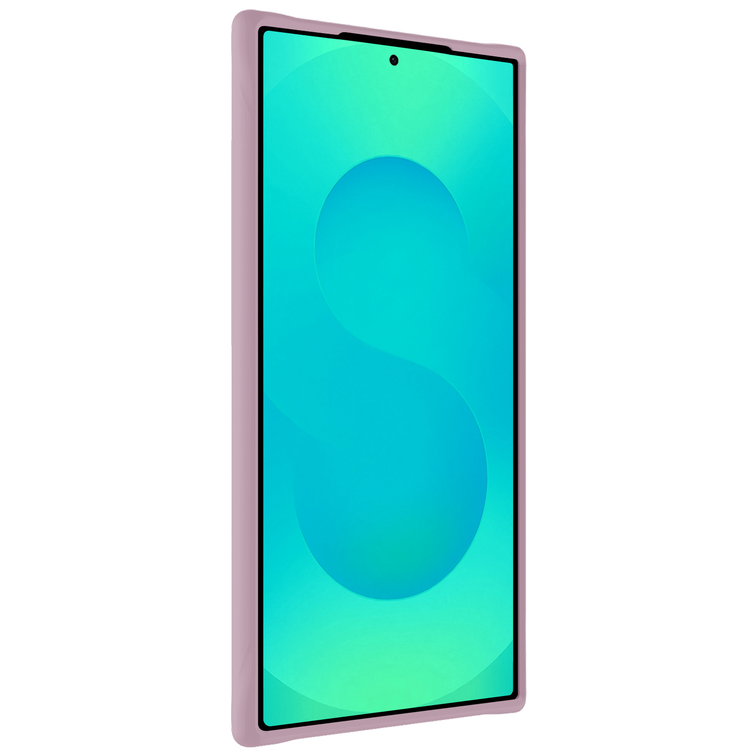 Forterra Forterra Samsung Galaxy S25 Ultra Hoesje Siliconen Met 2x Screenprotector - Lila