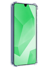 BASEY. Hoes Geschikt voor Samsung A16 Hoesje Shock Proof Case Hoes Met 2x Screenprotector - Hoesje Geschikt voor Samsung Galaxy A16 Hoes Cover Shockproof - Transparant
