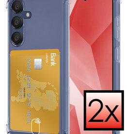 NoXx NoXx Samsung Galaxy A16 Hoesje Pashouder - 2 PACK