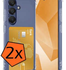 Nomfy Nomfy Samsung Galaxy A16 Hoesje Pashouder - 2 PACK