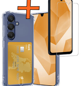 Nomfy Nomfy Samsung Galaxy A16 Hoesje Pashouder Met Screenprotector