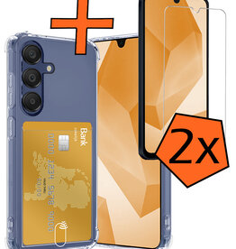 Nomfy Nomfy Samsung Galaxy A16 Hoesje Pashouder Met 2x Screenprotector