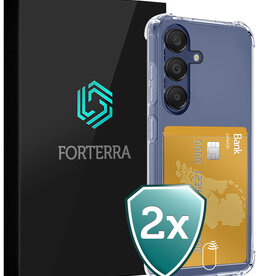 Forterra Forterra Samsung Galaxy A16 Hoesje Pashouder - 2 PACK