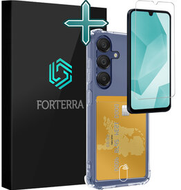 Forterra Forterra Samsung Galaxy A16 Hoesje Pashouder Met Screenprotector