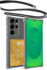 BASEY. BASEY. Samsung Galaxy S25 Ultra Hoesje Pashouder met Koord