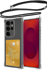 NoXx NoXx Samsung Galaxy S25 Ultra Hoesje Pashouder met Koord