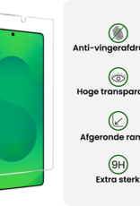 BASEY. BASEY. Samsung Galaxy S25 Ultra Hoesje Siliconen Met 2x Screenprotector - Transparant