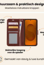 Nomfy Nomfy Samsung Galaxy S25 Plus Hoesje Bookcase - Bruin