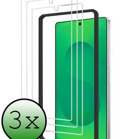 BASEY. BASEY. Samsung Galaxy S25 Ultra Screenprotector Met Installatieframe - 3 PACK