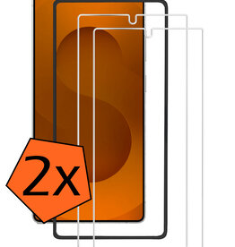 Nomfy Nomfy Samsung Galaxy S25 Ultra Screenprotector Met Installatieframe - 2 PACK