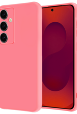 NoXx NoXx Samsung Galaxy S25 Hoesje Siliconen - Lichtroze