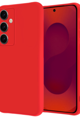 NoXx NoXx Samsung Galaxy S25 Hoesje Siliconen - Rood
