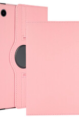 BASEY. BASEY. Samsung Galaxy Tab A9 2023 Hoes Draaibaar - Lichtroze