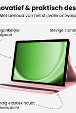 BASEY. BASEY. Samsung Galaxy Tab A9 2023 Hoes Draaibaar - Lichtroze